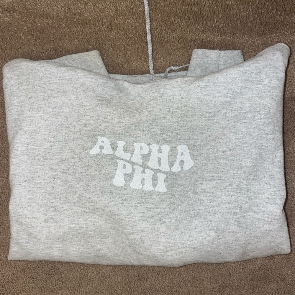 Alpha Phi sorority hoodie